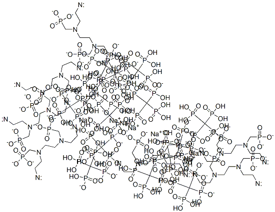 heptasodium pentahydrogen [ethane-1,2-diylbis[[(phosphonatomethyl)imino]ethane-2,1-diylnitrilobis(methylene)]]tetrakisphosphonate