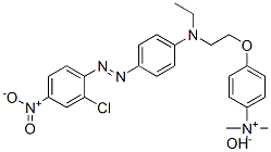 4-[2-[[4-[(2-chloro-4-nitrophenyl)azo]phenyl]ethylamino]ethoxy]-N,N,N-trimethylanilinium hydroxide