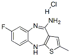 7-fluoro-2-methyl-10H-thieno[2,3-b][1,5]benzodiazepin-4-amine monohydrochloride