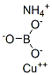 orthoboric acid, ammonium copper salt