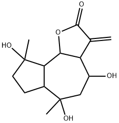 3a,4,5,6,6a,7,8,9,9a,9b-Decahydro-4,6,9-trihydroxy-6,9-dimethyl-3-methyleneazuleno[4,5-b]furan-2(3H)-one