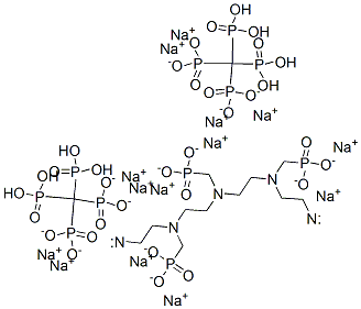 tetradecasodium [[(phosphonatomethyl)imino]bis[ethylene[(phosphonatomethyl)imino]ethylenenitrilobis(methylene)]]tetrakisphosphonate