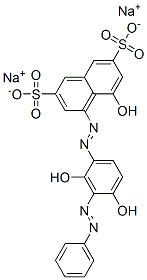 disodium 4-[[2,4-dihydroxy-3-(phenylazo)phenyl]azo]-5-hydroxynaphthalene-2,7-disulphonate