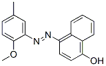 4-[(2-methoxy-5-methylphenyl)azo]naphthol
