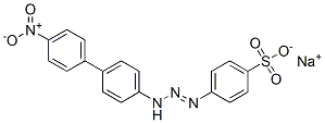 sodium 4-[[4-[4-nitrophenyl]anilino]azo]benzenesulphonate