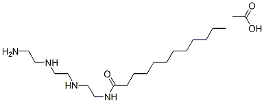 N-[2-[[2-[(2-aminoethyl)amino]ethyl]amino]ethyl]dodecanamide monoacetate