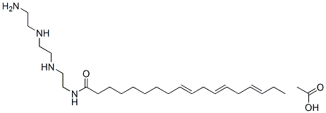 N-[2-[[2-[(2-aminoethyl)amino]ethyl]amino]ethyl]octadeca-9,12,15-trienamide monoacetate