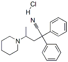 gamma-methyl-alpha,alpha-diphenylpiperidine-1-butyronitrile monohydrochloride