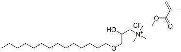 [2-hydroxy-3-(tetradecyloxy)propyl]dimethyl[2-[(2-methyl-1-oxoallyl)oxy]ethyl]ammonium chloride