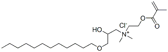 [3-(dodecyloxy)-2-hydroxypropyl]dimethyl[2-[(2-methyl-1-oxoallyl)oxy]ethyl]ammonium chloride