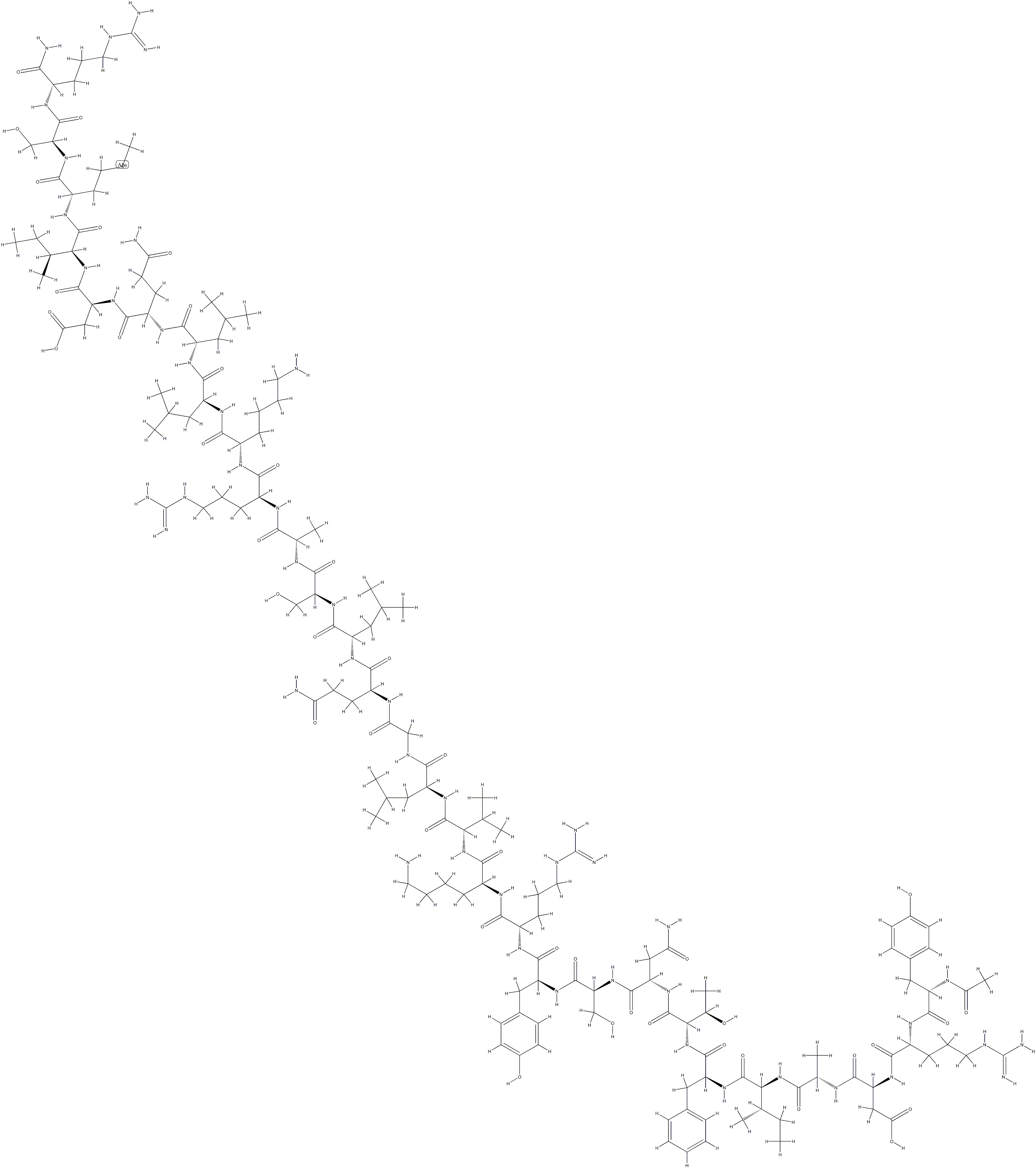 (N-AC-TYR1 D-ARG2)-GROWTH HORMONE RELEAS
