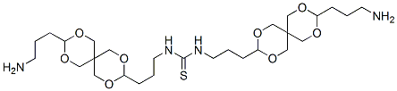 1,3-[bis[3-[9-(3-aminopropyl)-2,4,8,10-tetraoxaspiro[5.5]undec-3-yl]propyl]]thiourea