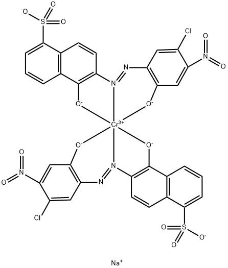 Chromate(3-), bis6-5-chloro-2-(hydroxy-.kappa.O)-4-nitrophenylazo-.kappa.N1-5-(hydroxy-.kappa.O)-1-naphthalenesulfonato(3-)-, trisodium