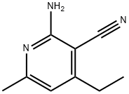 3-Pyridinecarbonitrile,  2-amino-4-ethyl-6-methyl-