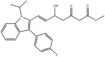 (E)-7-[3-(4-氟苯基)-1-(1-甲基乙基)-吲哚-2-基]-3-羟基-5-氧代庚-6-烯酸甲酯