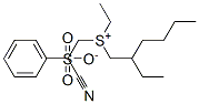 (2-cyanopropyl)ethyl(2-ethylhexyl)sulphonium benzenesulphonate