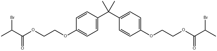 (1-methylethylidene)bis(4,1-phenyleneoxyethane-2,1-diyl) bis(2-bromopropionate)