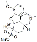 sodium (5alpha)-4,5-epoxy-6-hydroxy-3-methoxy-17-methylmorphinan-6-sulphonate