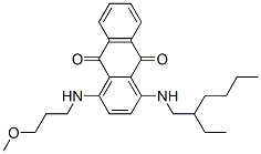 1-[(2-ethylhexyl)amino]-4-[(3-methoxypropyl)amino]anthraquinone