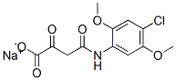sodium N-(4-chloro-2,5-dimethoxyphenyl)-3-oxobutyramidate