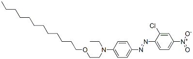 4-[(2-chloro-4-nitrophenyl)azo]-N-[2-(dodecyloxy)ethyl]-N-ethyl-aniline