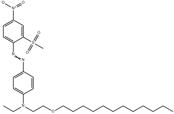 N-[2-(dodecyloxy)ethyl]-N-ethyl-4-[(2-mesyl-4-nitrophenyl)azo]aniline