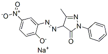 2,4-dihydro-4-[(2-hydroxy-5-nitrophenyl)azo]-5-methyl-2-phenyl-3H-pyrazol-3-one, sodium salt
