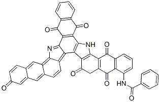N-(5,6,7,12,17,22,23,24-octahydro-5,7,12,17,22,24-hexaoxonaphth[2',3':6,7]indolo[2,3-c]dinaphtho[2,3-a:2',3'-i]carbazol-1-yl)benzamide