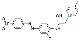 1-[2-[[2-chloro-4-[(4-nitrophenyl)azo]phenyl]amino]ethyl]-4-methylpyridinium hydroxide
