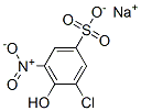 sodium 3-chloro-4-hydroxy-5-nitrobenzenesulphonate