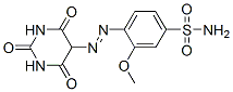 4-[(hexahydro-2,4,6-trioxo-5-pyrimidinyl)azo]-3-methoxybenzenesulphonamide