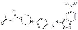 2-[ethyl[4-[(5-nitro-2,1-benzisothiazol-3-yl)azo]phenyl]amino]ethyl acetoacetate