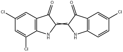 5,7-dichloro-2-(5-chloro-1,3-dihydro-3-oxo-2H-indol-2-ylidene)-1,2-dihydro-3H-indol-3-one