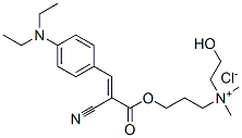 [3-[[2-cyano-3-[4-(diethylamino)phenyl]-1-oxoallyl]oxy]propyl](2-hydroxyethyl)dimethylammonium chloride
