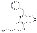 4-benzyl-7-(4-chlorobutoxy)-1,3-dihydro-6-methylfuro[3,4-c]pyridine