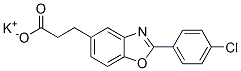 potassium 2-(4-chlorophenyl)benzoxazole-5-propionate
