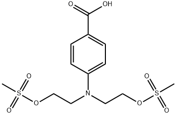 4-(bis(2-methylsulfonyloxyethyl)amino)benzoic acid