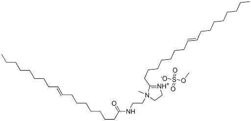2-(8-heptadecenyl)-4,5-dihydro-1-methyl-1-[2-[(1-oxo-9-octadecenyl)amino]ethyl]-1H-imidazolium methyl sulphate