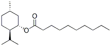 (1alpha,2beta,5.alpha.)-5-methyl-2-(1-methylethyl)cyclohexyl decanoate