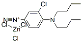 3-chloro-4-(dibutylamino)benzenediazonium trichlorozincate