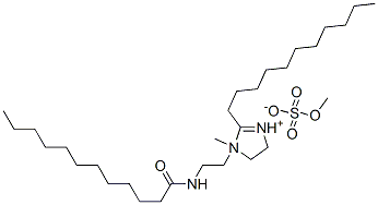4,5-dihydro-1-methyl-1-[2-[(1-oxododecyl)amino]ethyl]-2-undecyl-1H-imidazolium methyl sulphate