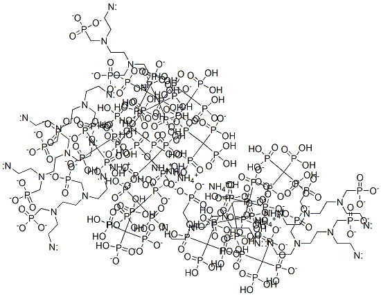 heptaammonium pentahydrogen [ethane-1,2-diylbis[[(phosphonatomethyl)imino]ethane-2,1-diylnitrilobis(methylene)]]tetrakisphosphonate
