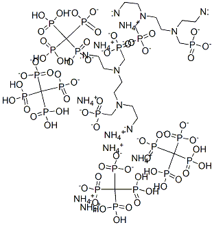 octaammonium tetrahydrogen [ethane-1,2-diylbis[[(phosphonatomethyl)imino]ethane-2,1-diylnitrilobis(methylene)]]tetrakisphosphonate