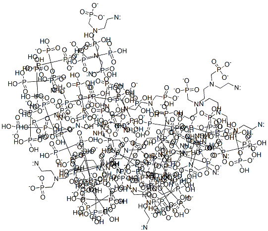 undecaammonium hydrogen [ethane-1,2-diylbis[[(phosphonatomethyl)imino]ethane-2,1-diylnitrilobis(methylene)]]tetrakisphosphonate
