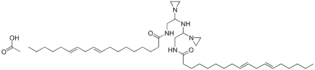 N,N'-[iminobis(ethyleneiminoethylene)]bis(octadeca-9,12-dienamide) monoacetate