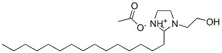 4,5-dihydro-1-(2-hydroxyethyl)-2-pentadecyl-1H-imidazolium acetate