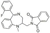 N-[[5-(2-fluorophenyl)-2,3-dihydro-1-methyl-1H-1,4-benzodiazepin-2-yl]methyl]phthalimide