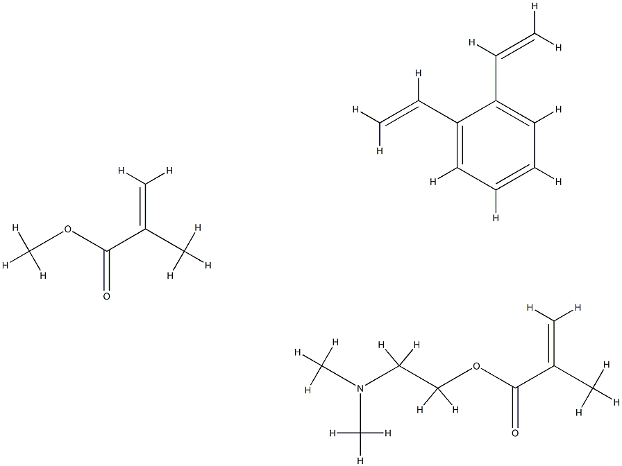 2-Propenoic acid, 2-methyl-, 2-(dimethylamino)ethyl ester, polymer with diethenylbenzene and methyl 2-methyl-2-propenoate