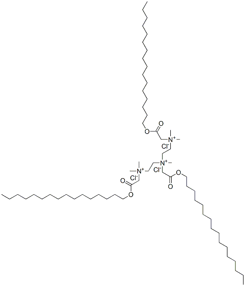 [N,N'-bis[2-(hexadecyloxy)-2-oxoethyl]-N-[2-[[2-(hexadecyloxy)-2-oxoethyl]dimethylammonio]ethyl]-N,N',N'-trimethyl]ethylenediammonium trichloride