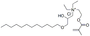 [3-(dodecyloxy)-2-hydroxypropyl]diethyl[2-[(2-methyl-1-oxoallyl)oxy]ethyl]ammonium chloride